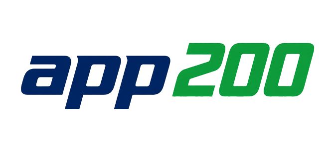 app 200 brand logo